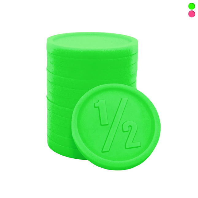 Jetons pour buvette 1/2 - Ø25 mm - 250 pièces