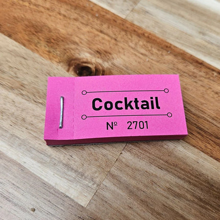 Carnet de tickets cocktail - 50 tickets