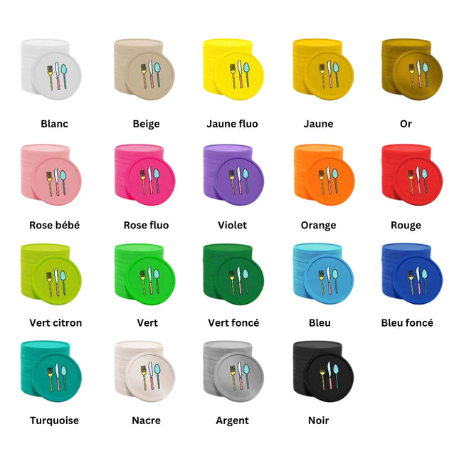 Jetons pour buvette couverts Ø29 mm - 100 pièces