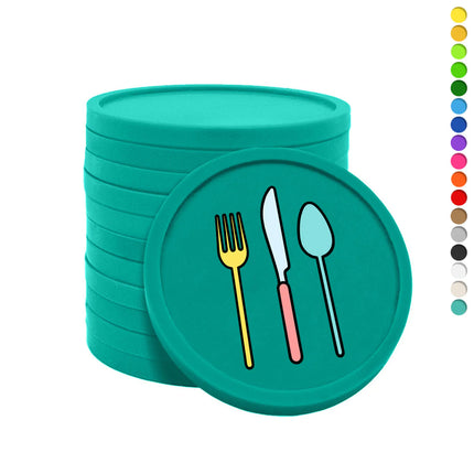 Jetons pour buvette couverts Ø29 mm - 100 pièces