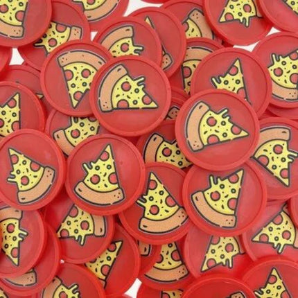 Jetons pour buvette pizza Ø29 mm - 100 pièces