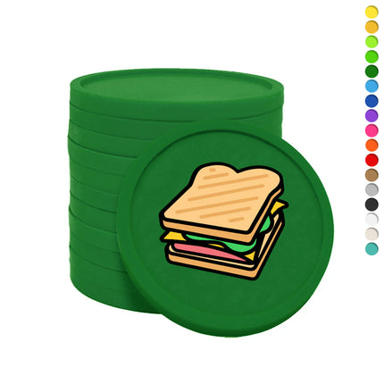 Jetons pour buvette sandwich Ø29 mm - 100 pièces