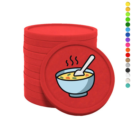 Jetons pour buvette soupe Ø29 mm - 100 pièces