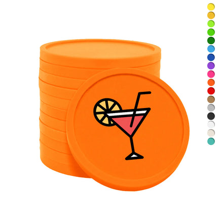 Jetons pour buvette cocktail Ø29 mm - 100 pièces