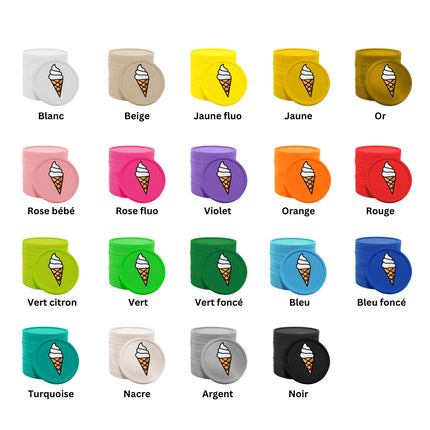 Jetons pour buvette glace à l'italienne Ø29 mm - 100 pièces