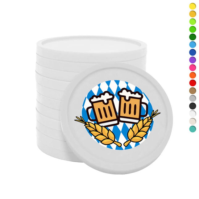 Jetons pour buvette Oktoberfest avec épis de blé Ø29 mm - 100 pièces