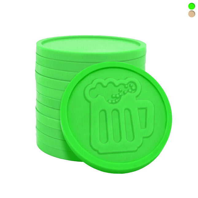 Jetons pour buvette chope de bière en relief - Ø29 mm - 250 pièces