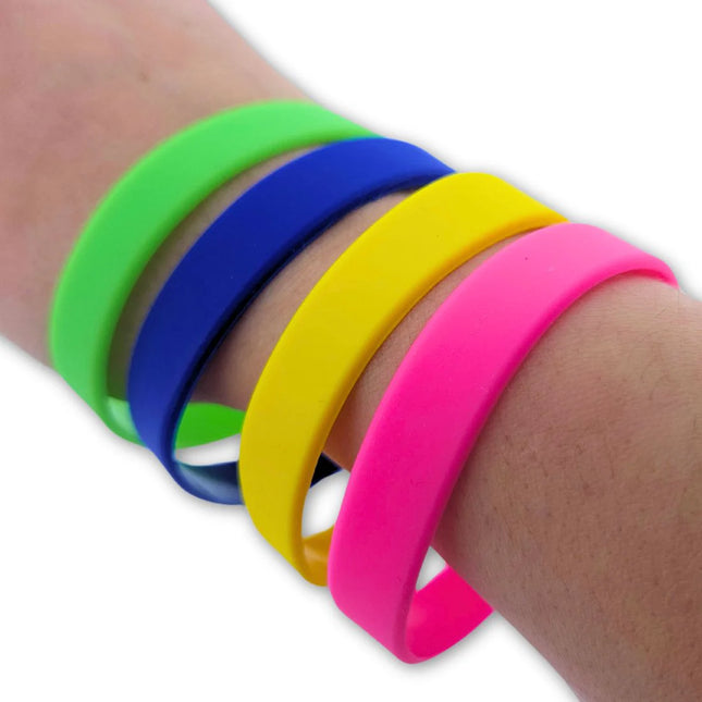 Bracelets en silicone vierge - par pièce