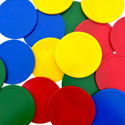 Jetons vierges Ø70 mm - 100 pièces