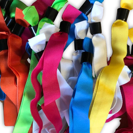 Bracelets en tissu vierge - 100 bracelets