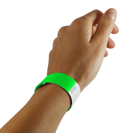 Bracelets Tyvek© en papier vierge - 100 bracelets