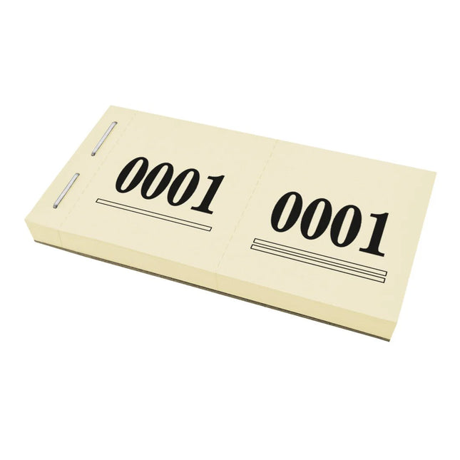 Carnet de tickets vestiaire numérotés - 1000 tickets