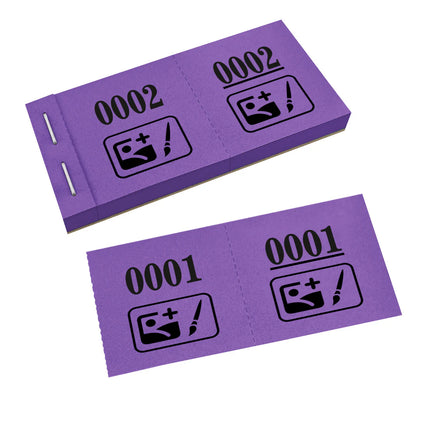 Carnet de tickets vestiaire à personnaliser - 1000 tickets