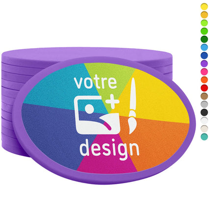 Jetons personnalisés ovale- 55 x 35 mm - par 1000 pièces