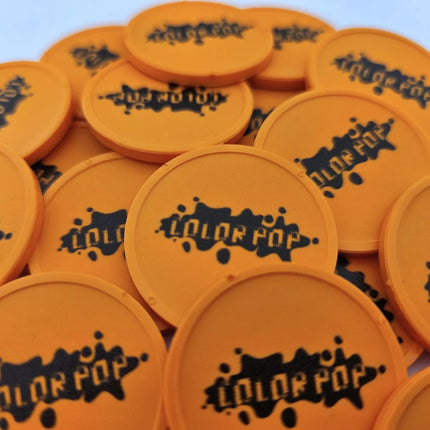 Jetons personnalisés en fécule de pomme de terre -  Ø29 mm - 100 pièces