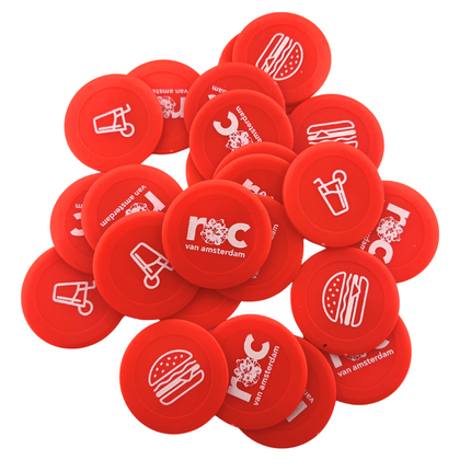 Jetons personnalisés -  Ø40 mm - 100 pièces