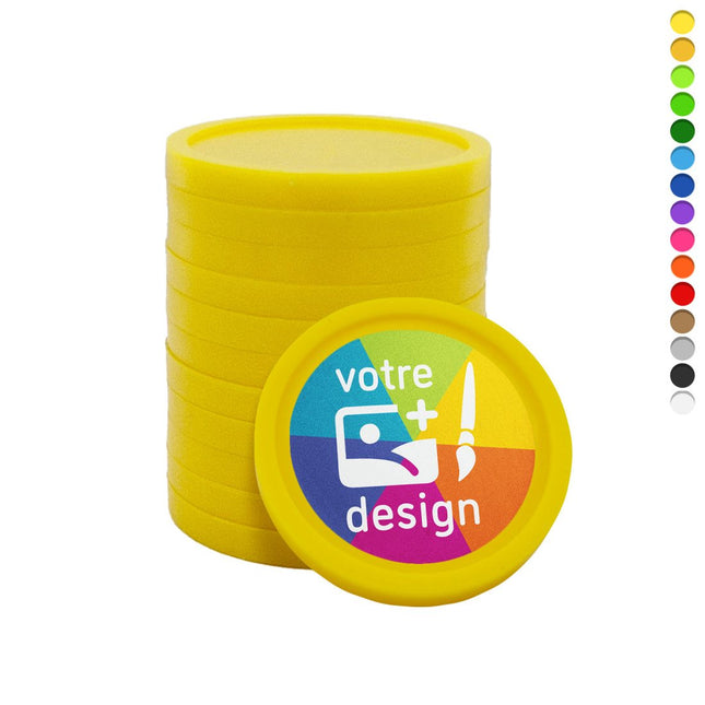 Jetons personnalisés - Ø23 mm - par 1000 pièces