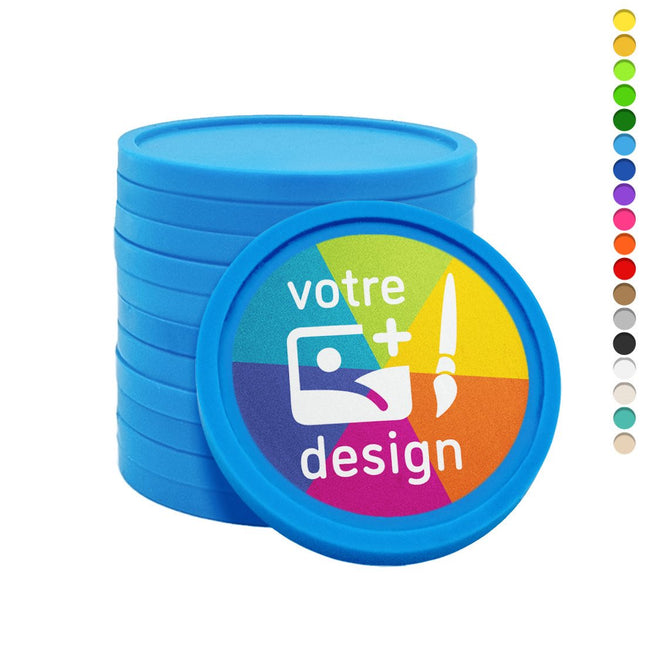 Jetons personnalisés -  Ø29 mm - 100 pièces