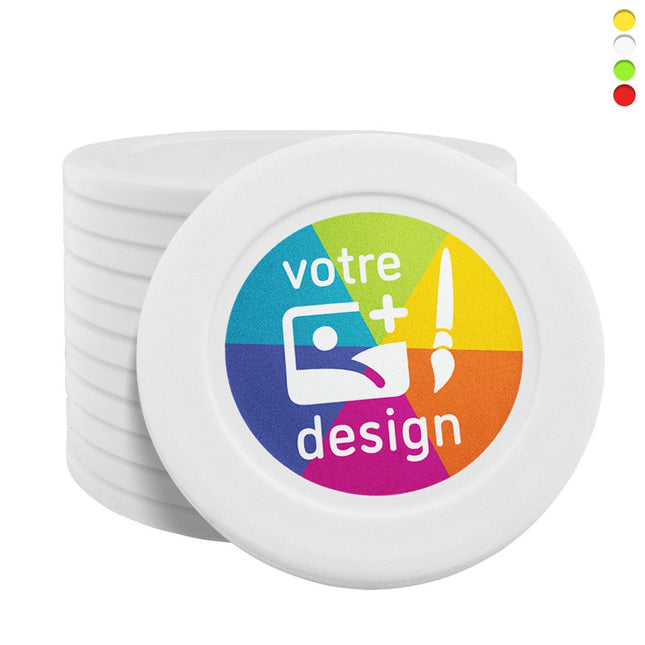 Jetons personnalisés -  Ø40 mm - 100 pièces