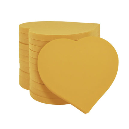 Jetons vierges cœur - 40 x 40 mm - 100 pièces