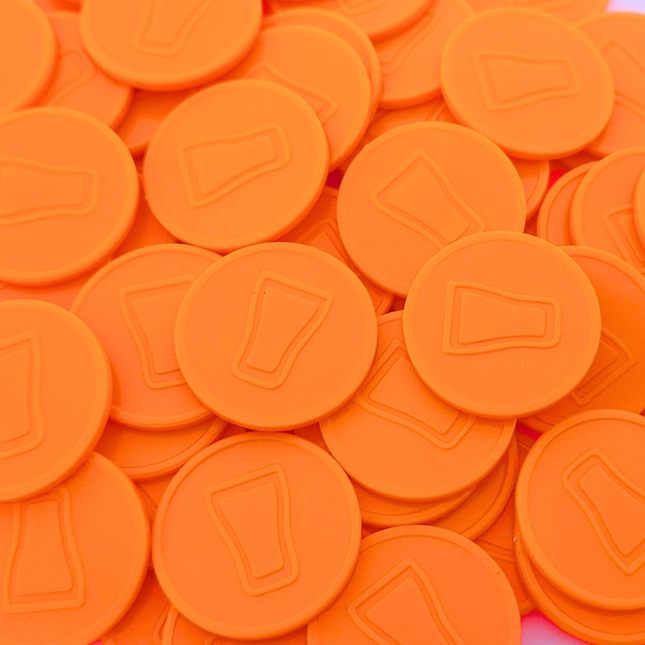 Jetons pour buvette boisson en relief - Ø29 mm - 250 pièces