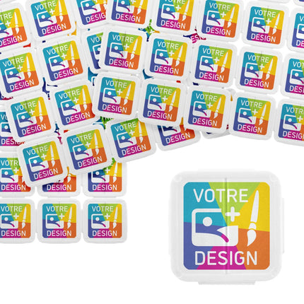 Jetons événementiels séparables personnalisés en plastique - par 1000 pièces