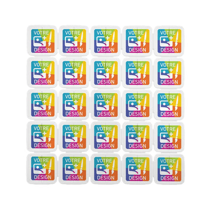 Jetons événementiels séparables personnalisés en plastique - par 1000 pièces