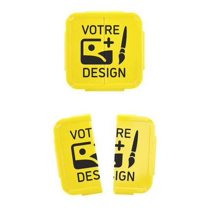 Jetons événementiels séparables personnalisés en plastique recyclé - avec une couleur d'impression - par 1000 pièces