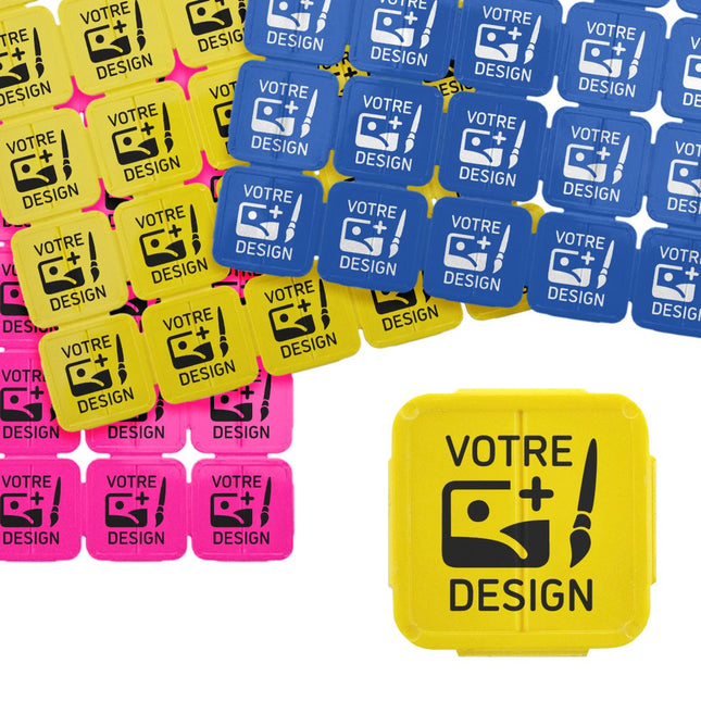 Jetons événementiels séparables personnalisés en plastique recyclé - avec une couleur d'impression - par 1000 pièces