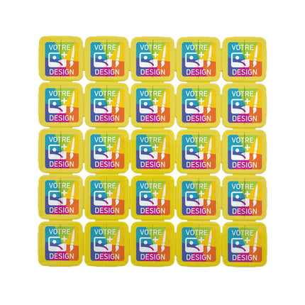 Jetons événementiels séparables personnalisés en plastique recyclé- impression multicolore - par 1000 pièces