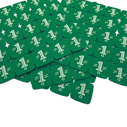 Jetons événementiels séparables en plastique recyclé - 1000 pièces