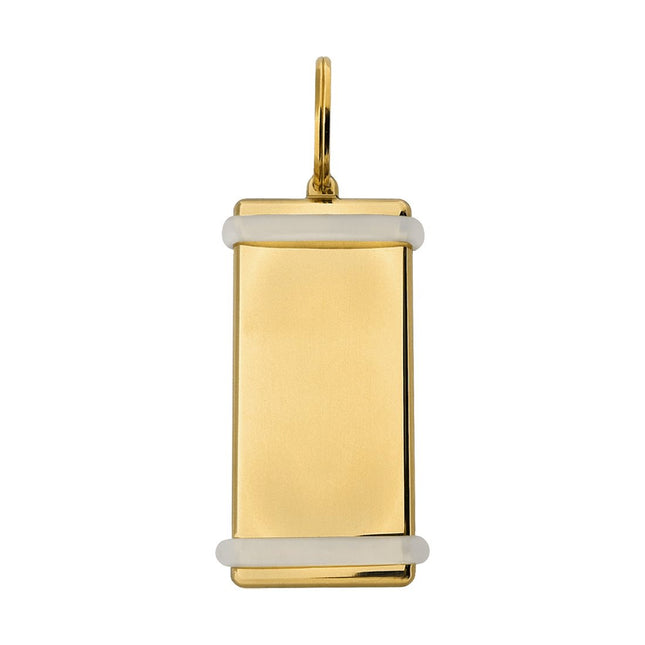 Porte-clés hôtel Montparnasse en laiton - 77 x 33 mm - par pièce