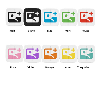 Jetons événementiels séparables personnalisés en plastique recyclé - avec une couleur d'impression - par 1000 pièces