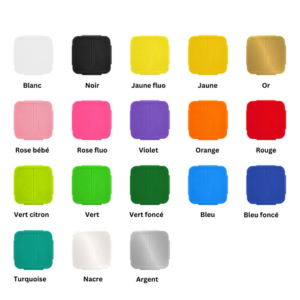 Jetons événementiels séparables personnalisés en plastique recyclé - avec une couleur d'impression - par 1000 pièces