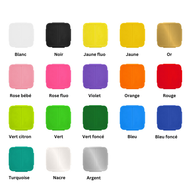 Jetons événementiels séparables personnalisés en plastique recyclé - avec une couleur d'impression - par 1000 pièces