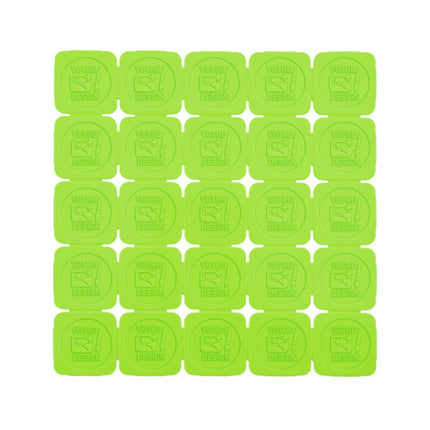 Jetons événementiels séparables personnalisés en relief couleurs fluo - par  1000 pièces