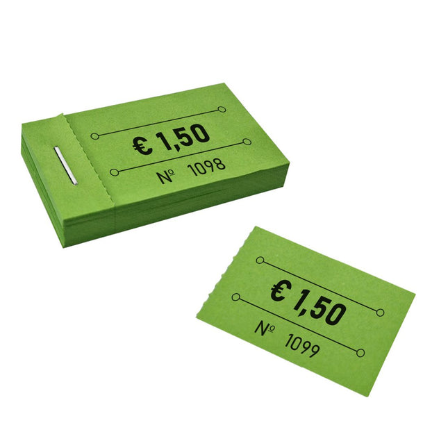 Carnet de tickets 1,50 € - 50 tickets