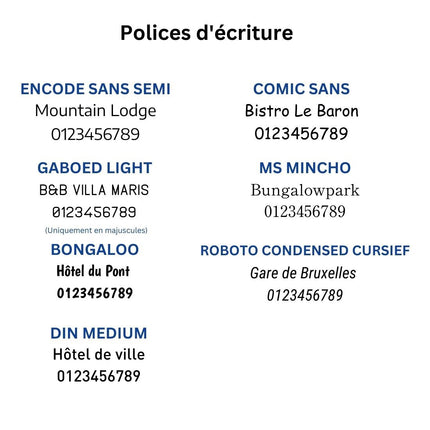 Porte-clés carré avec texte en acier inoxydable avec chaînette - par pièce