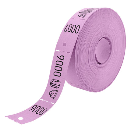 Tickets vestiaire sur rouleau - 500 tickets