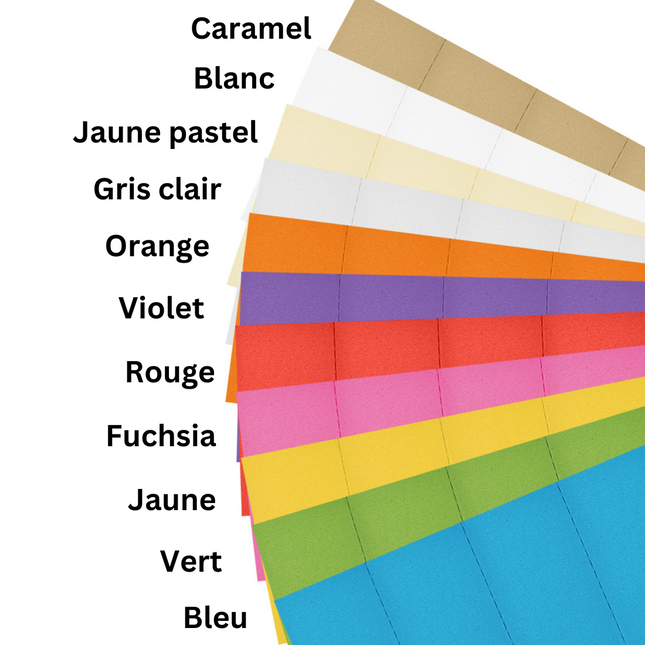 Tickets d'attraction personnalisés - 50 x 30 mm - 3150 tickets