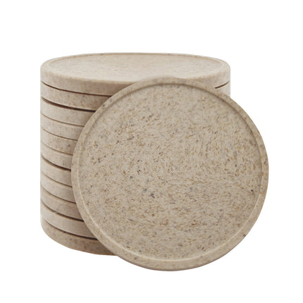 Jetons pour buvette en fibre de bois Ø35 mm - 100 pièces