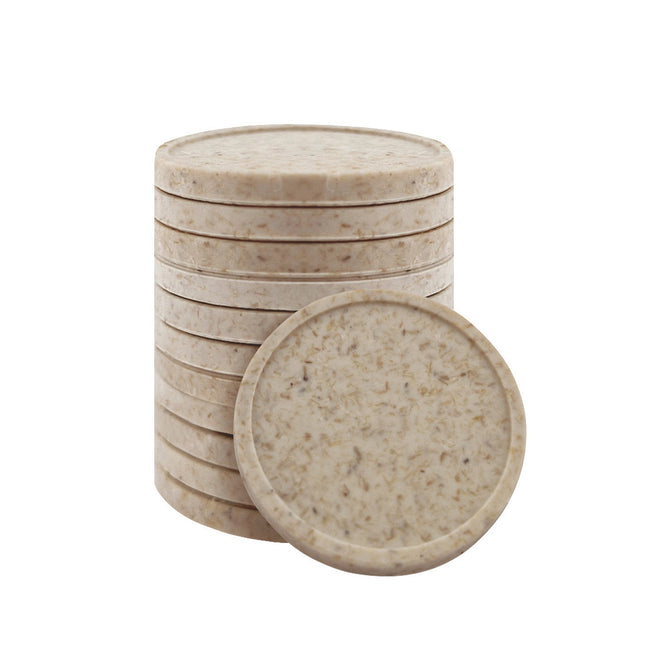 Jetons pour buvette en fibre de bois Ø23 mm - 100 pièces