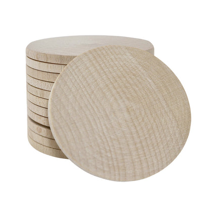 Jetons pour buvette en bois Ø50 mm - 50 pièces