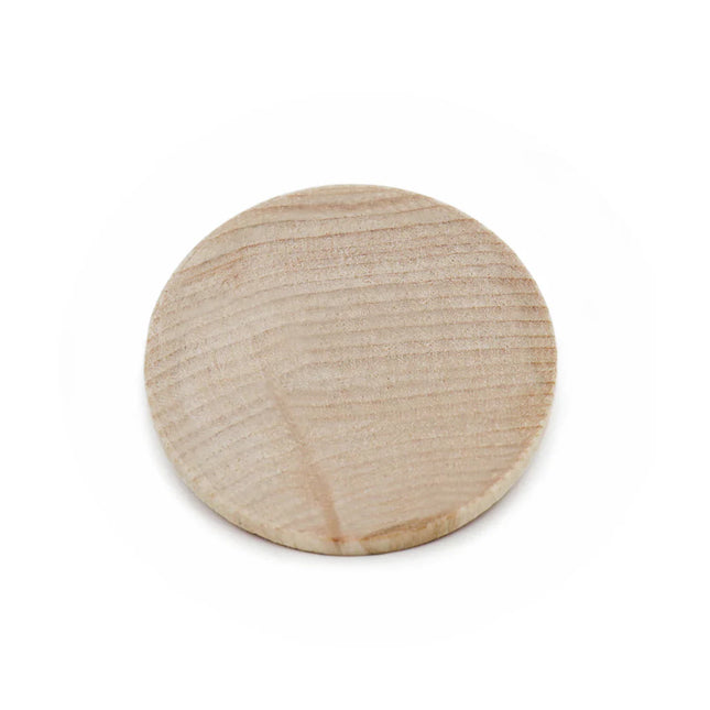 Jetons pour buvette en bois Ø51 mm - 50 pièces