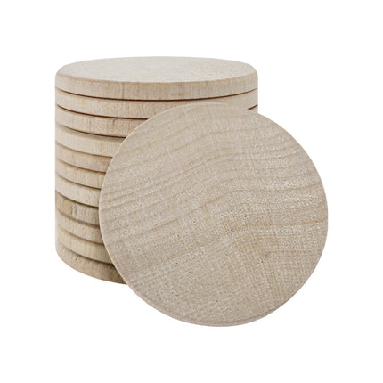 Jetons pour buvette en bois Ø37 mm - 100 pièces