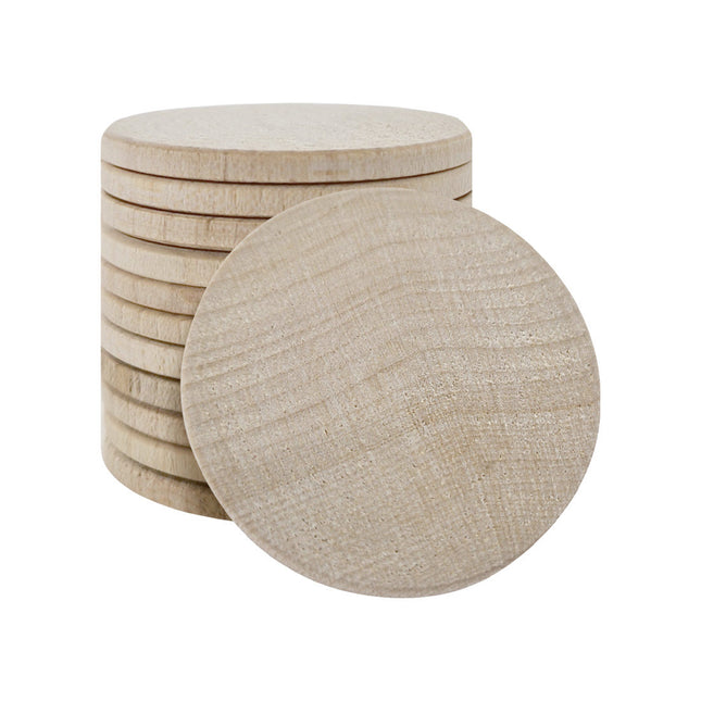 Jetons pour buvette en bois Ø37 mm - 100 pièces