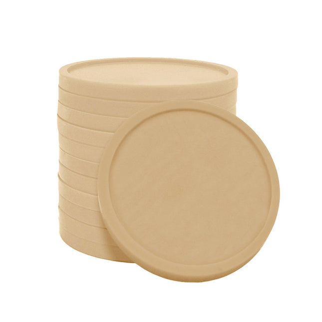 Jeton Beige Ø29 mm - 100 pièces