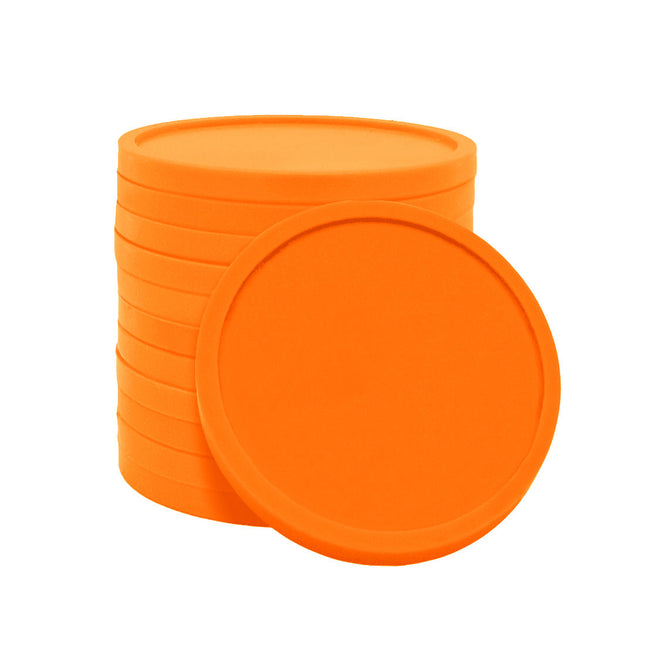 Jeton Orange Ø29 mm - 100 pièces