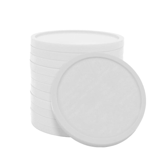 Jeton Blanc Ø29 mm - 100 pièces
