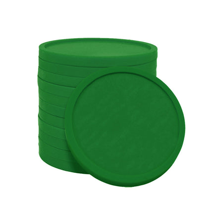 Jeton Vert foncé Ø29 mm - 100 pièces